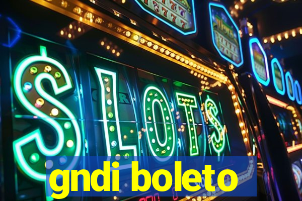 gndi boleto